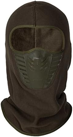 Orgrim Winter Fleece Warm Full Face Cover Anti-dust Balaclava Windproof Ski Mask Hat (Coffee)