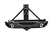 Tuff Stuff Rear Bumper & Tire Carrier W/Aluminum Handle, Textured Black, 07-18 Jeep Wrang JK