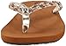 Reef Women's Twisted Stars Flip Flop, Tan/Champagne, 8 M US