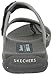 Skechers Women's Reggaes-Rasta Sandal, Gray, 9 M US