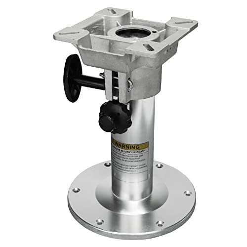 Leader Accessories Aluminum Adjustable Height Locking Boat Seat