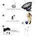 Bluetooth Headphones, Pobon QY19 Wireless Bluetooth Earbuds Stereo Headset Earphones with Microphone for Running Sports & Exercise (Bluetooth 4.1, Secure Fit, Sweatproof, 6 Hours Play Time) (White)