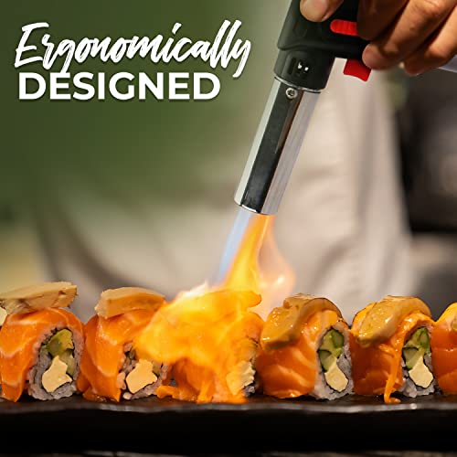 Kitchen Torch With Butane included Refillable Butane Torch With