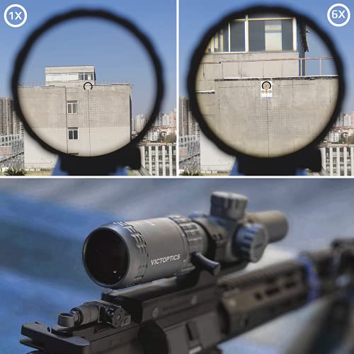Optics VICTOPTICS S6 Burnt Brown 1-6X24 SFP LPVO Scope in