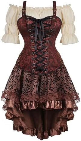 gothic corset dress plus size UPPADA Womens Gothic Dress Plus Size Flare Sleeve Dress Skull Lace Print  Steampunk Dresses Cocktail Dresses Flowy Goth Corset Dress Maxi Wedding  Guest Dresses Up to 65% off