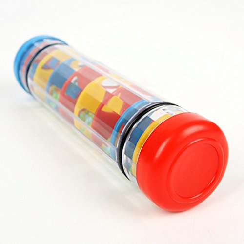 image for Here Fashion 8'' Beaded Raindrops Rainmaker Rattle Toddler Musical Toy