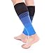 Doc Miller Compression Calf Sleeve for Men & Women, 20-30 mmHg Graduated Support, Knee High, Running, Shin Support, Calf Sleeves, Striped Design, 1 Pair