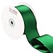 Laribbons 2 inch Wide Double Face Satin Ribbon - 25 Yard (587-Forest Green)
