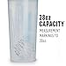 BlenderBottle Classic Shaker Bottle Perfect for Protein Shakes and Pre Workout, 28-Ounce, Clear/Blue