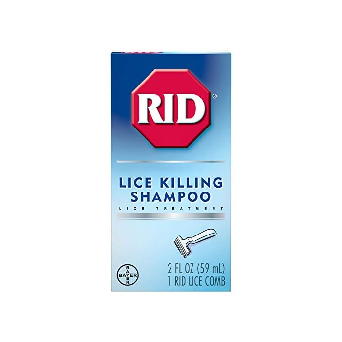 Rid Lice Killing Shampoo contains Nit Comb Bottle 8 Ounce, 1 Count