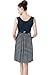 Momo Maternity Scoop Neck Striped Dress - Dark Denim M