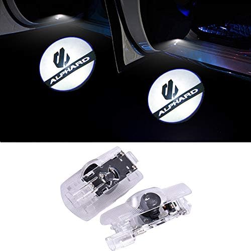 Qjzoncuji カーテシライト 車用 カーテシーランプトヨタ 新作販売 アルファード 30系 Alphard 2個セットドア ドアライト 適合 ロゴ 高輝度のledチップ