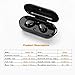 Wireless Earbuds with Charging Case Touch Control Bluethooth Wireless Earphones with Built-in HD Micphone Noise Canceling Stereo Sweatproof In Ear Sports Earphone for iPhone Android Phone.(Black)