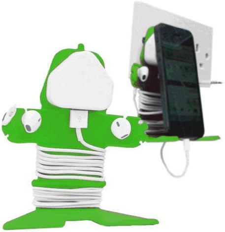 Mi Cable Tidy Cable Organiser - Green - Compatible with Smartphones, Tablets and MP3 Devices