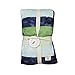 Burt's Bees Baby - Reversible Quilt, Baby and Toddler Nursery Blanket, Organic Cotton Shell & Polyester Fill (Midnight Watercolor Stripe)