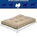 MidWest Homes for Pets Small QuietTime Deluxe Mocha Ombré Swirl Plush Pet Bed, Machine Washable, Non-Skid Bottom, Soft Crate Mat for 24-inch Crates