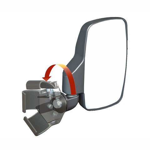 Seizmik Folding UTV Side Mirrors (Polaris Pro Fit)