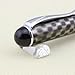 Gullor Advanced Executive Rollerball Pen Jinhao 750 Black & Silver Square Pattern Pen