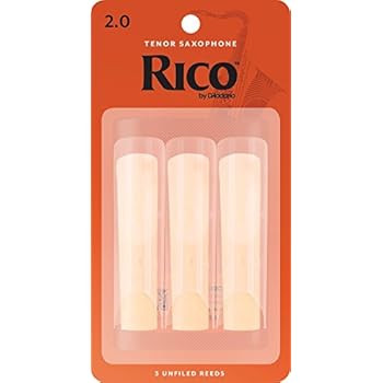 Rico Tenor Sax Reeds, Strength 2.0, 3-pack