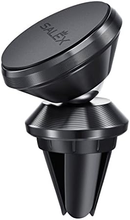 Magnetic Car Air Vent Phone Holder. Universal 360 Degree Rotation Cell Phone Mount with Strong 4 Magnets for Tablets, GPS: iPhone X/8s/8 plus/7s/7/6s, iPad, Samsung Galaxy S9/S8+/Note8/Edge [Black]