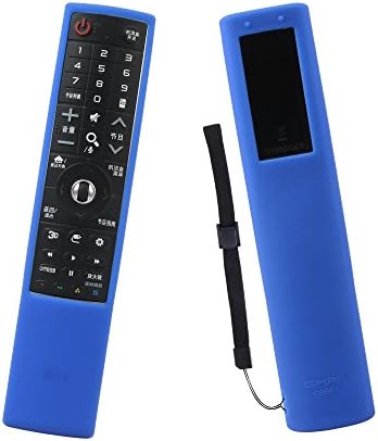 LG AN-MR700 Remote Case SIKAI Protective Silicone Case For LG AKB75056302 AN-MR700 Signature OLED TV Remote Shockproof Anti-Slip Dust-Proof Washable Skin-Friendly Anti-Lost With Hand Lanyard (Blue)