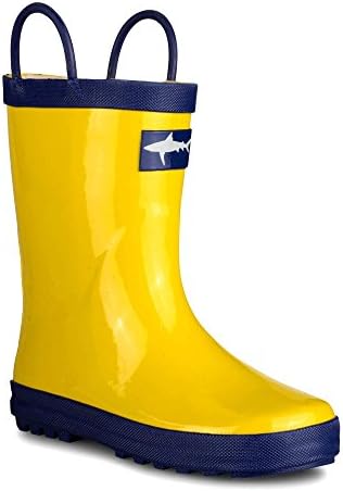 Chillipop Kids Rainboots, Waterproof, Pull Handles, Fun Prints/Colors