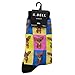 K. Bell Socks Women's Dog Lover's Fun & Cute Novelty Crew Socks, Chihuahua (Multi), Shoe Size: 4-10
