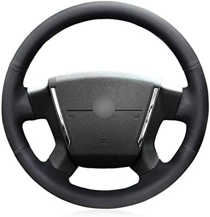 OPOPDLSA Black Artificial Leather Car Steering Wheel Cover for Dodge Caliber 2008-2011 Dodge Avenger 2007