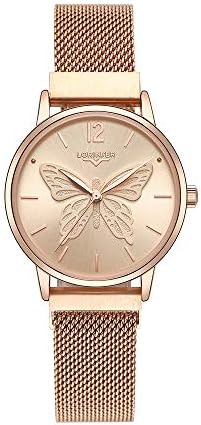 SICKALB Women's Watch Three-Dimensional Embossed Butterfly Watch Waterproof Fashion Quartz Women's Watch SM-19007