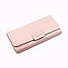 RFID Wallet Womens - Security Credit Card Protector Blocking Wallet Card Organizer Card Holder Protection (Pink Coral)