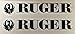 2 Ruger Firearms Armory Die Cut Decals