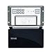 KLAREN Alarm Clock, Travel Clock LCD Mini Digital Desk Folding Electronic Alarm with Blue Backlight Black