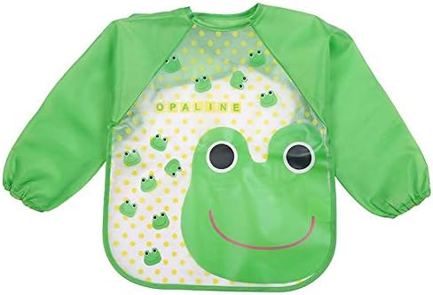 long sleeve feeding bib