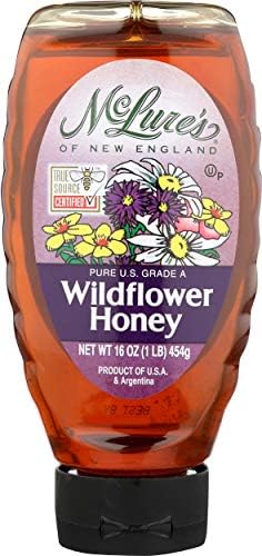 Mclures Honey, Honey Wildflower, 16 Ounce