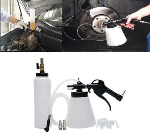 ETbotu 1L Pneumatic Brake Fluid Bleeder Kit Vehicle Car Air Extractor Clutch Oil Bleeding Tool