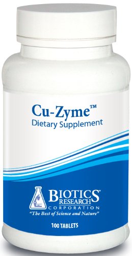 Biotics Research, Cu-Zyme 100 Tablets