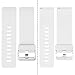 Henoda Silicone Bands for Fitbit Blaze Smart Fitness Classic White Large
