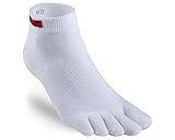 Injinji 2.0 Men's Sport Micro Toesocks, White, Medium