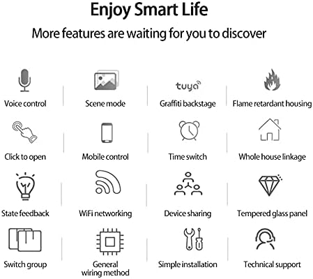 SOLE HOME Interruptor de Cortina Inteligente Conexin Bluetooth Wifi Panel de Interruptor Tctil para Cortina Motorizada Persiana Elctrica Compatible con Alexa Google Home