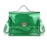 Clear Bag with Turn Lock Closure Cross Body Bag