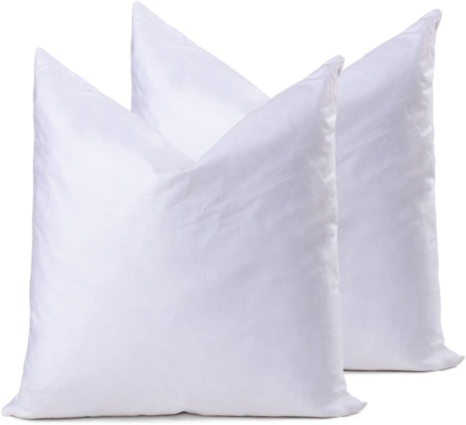 Amazon Com Rosmarus Down Feather Throw Pillow Inserts 18x18 Set