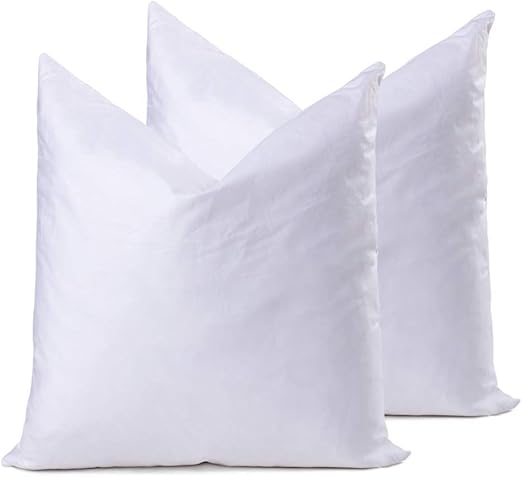 Amazon Com Rosmarus Down Feather Throw Pillow Inserts 16x16 Set