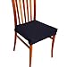 SmartSeat Dining Chair Cover and Protector - Pack of 2 - Metro Black - Removable, Waterproof, Machine Washable, Stain Resistant, Soft, Comfortable Fabric for Kids, Pets, Entertaining, Eldercare