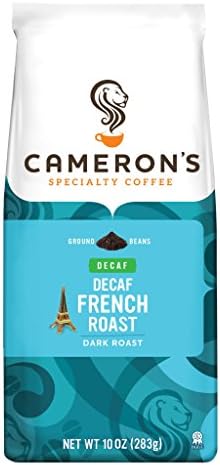 Cameron's CoffeeRoasted Ground Coffee Bag, Decaf French Roast, 10 Ounce (Pack of 3)