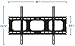 Mount-It! MI-303B Tilt TV Wall Mount Bracket for LCD, LED, or Plasma Flat Screens, 32” – 65” Screen Sizes, HDMI Cable Included, Black
