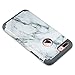 ULAK Slim Case for iPhone 7 Plus, Dual Layer Anti-Scratch Protective Hybrid Hard Back Cover and Soft Shock-Absorption TPU Bumper Case for Apple iPhone 7 Plus 5.5 inch, Marble Pattern