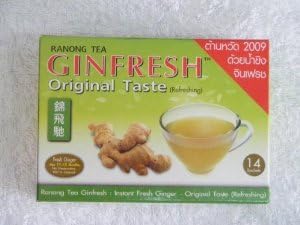 Ranong Tea Ginfresh Instant Ginger Tea- Original Taste