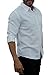 Short Fin Long Sleeve Linen Shirt (White, Size X Large, L8060)