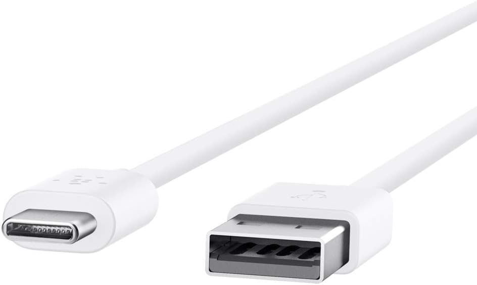 Belkin USB-IF Certified 2.0 USB-A to USB Type C (USB-C) Charge Cable, White, 6 ft/1.8 m, 1.8 m/6 ft - Image 5