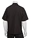 Chef Works Men's Cool Vent Cook Shirt, Black, Small